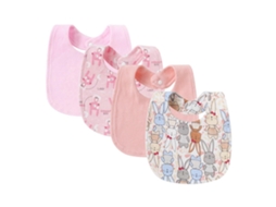 Conjunto De 4 Babadores Para Recém-nascidos, Babadores De Algodão Macios E Confortáveis ​​para Arrotar E Absorver Saliva.