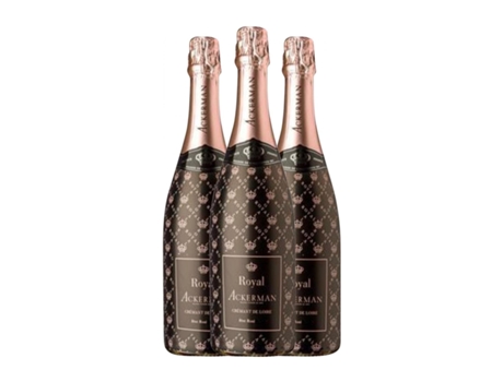 Espumante rosé ACKERMAN Royal Rosé Pinot Preto Brut Crémant de Loire (0.75 L - 3 Unidades)