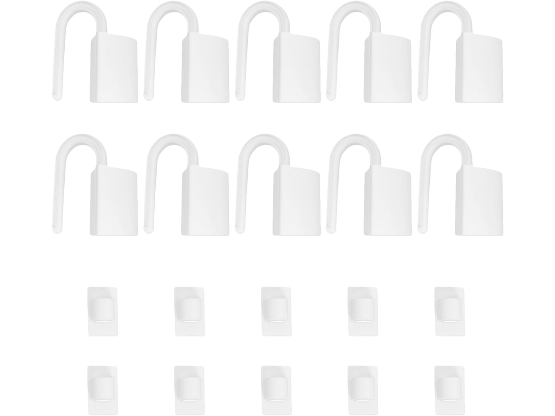 Conjunto De 10 Travas Antiesmagamento Para Dobradiças Portas, Leves, Em Abs, Para Uso Doméstico E Em Hotéis, Na Cor