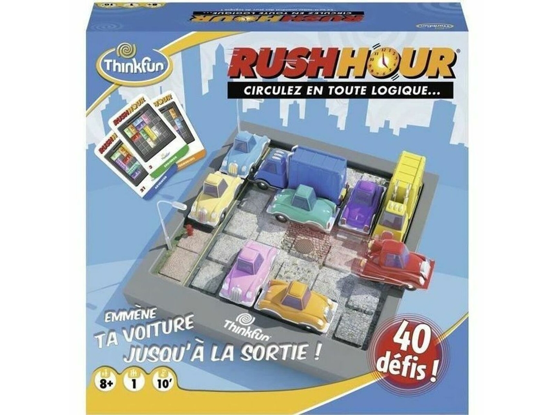 Jogo Coletivo RAVENSBURGER Rush Hour Puzzle (Idade Mínima Recomendada: 8 anos - Versão em Francês)