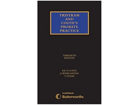 Livro Tristram and Cootes Probate Practice de Roland D'Costa, Paul Teverson et al. (Inglês)