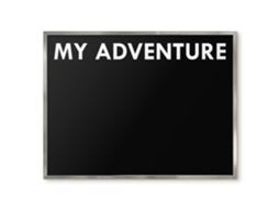 Magnetic Glass Board My Adventure For The Hall Espelharte (80x60 Cm)