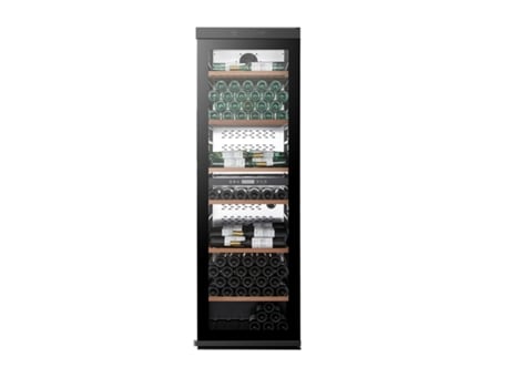 Cave De Vinho Conectada Climadiff Millesime240db Duas Zonas De Temperatur (237 Garrafas Preto)