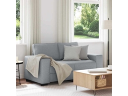 Vidaxl Sofá De 2 Lugares Em Tecido 160x77x82 Cm Cinzento-claro