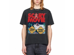 Rockinstone Scary Movie Paths Black T-shirt Size:s