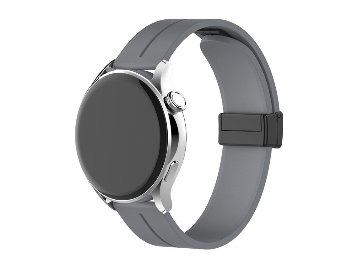 Bracelete Para Garmin Venu 2s/3s/4 (18mm) Cinza Cuich