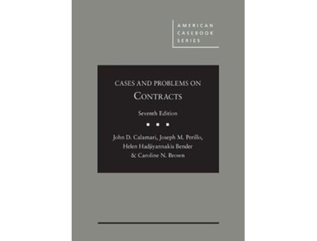 Livro Cases and Problems on Contracts de John Calamari, Joseph Perillo et al. (Inglês - Capa Dura)