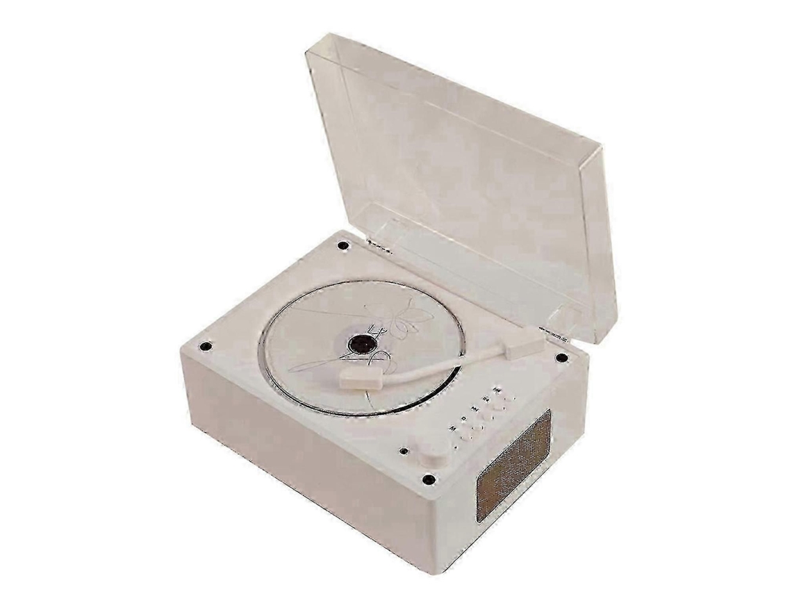 Leitor de Cd Retrô TAISHENGDA Bluetooth 5.0 Recarregável, Suporte Cd / Bt / Usb / Aux, Fone 3,5 Mm