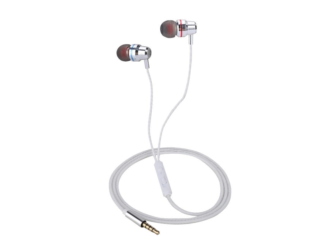 Fones de Ouvido LAXISCREED Estéreo com Fio e Microfone