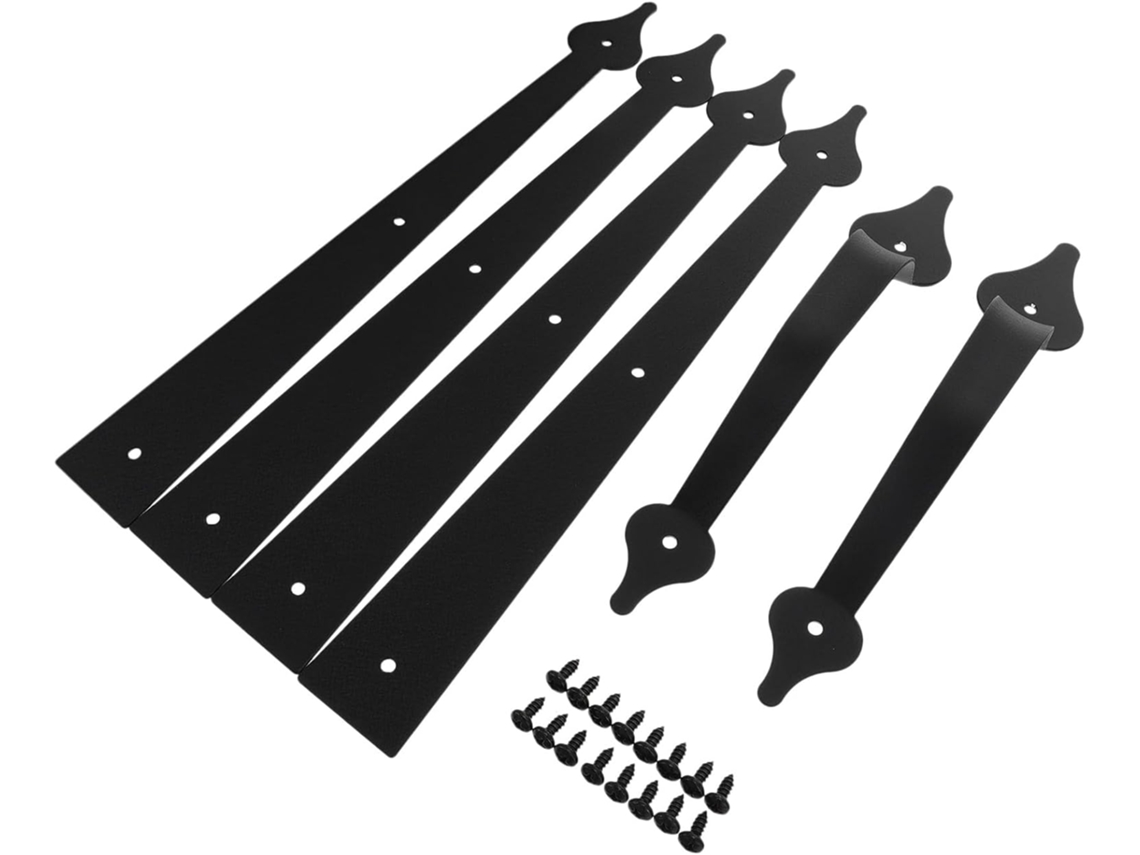 Ferragens Elegantes Para Portas De Celeiro, Puxador De Garagem Em Ferro Forjado.
