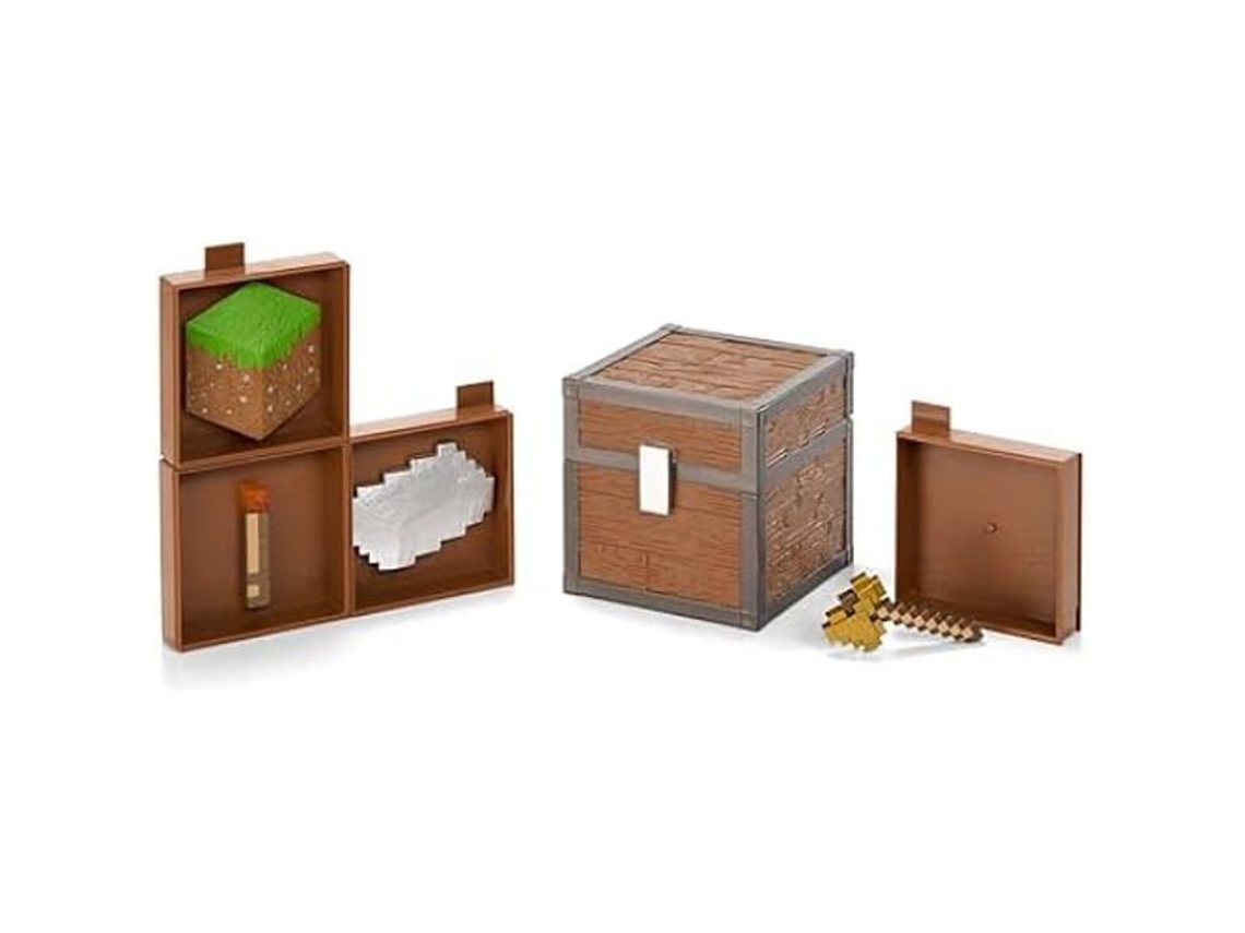Mercadoria - THE NOBLE COLLECTION - Baú de inventário do Minecraft - Planícies - 304g - A partir de 3 anos