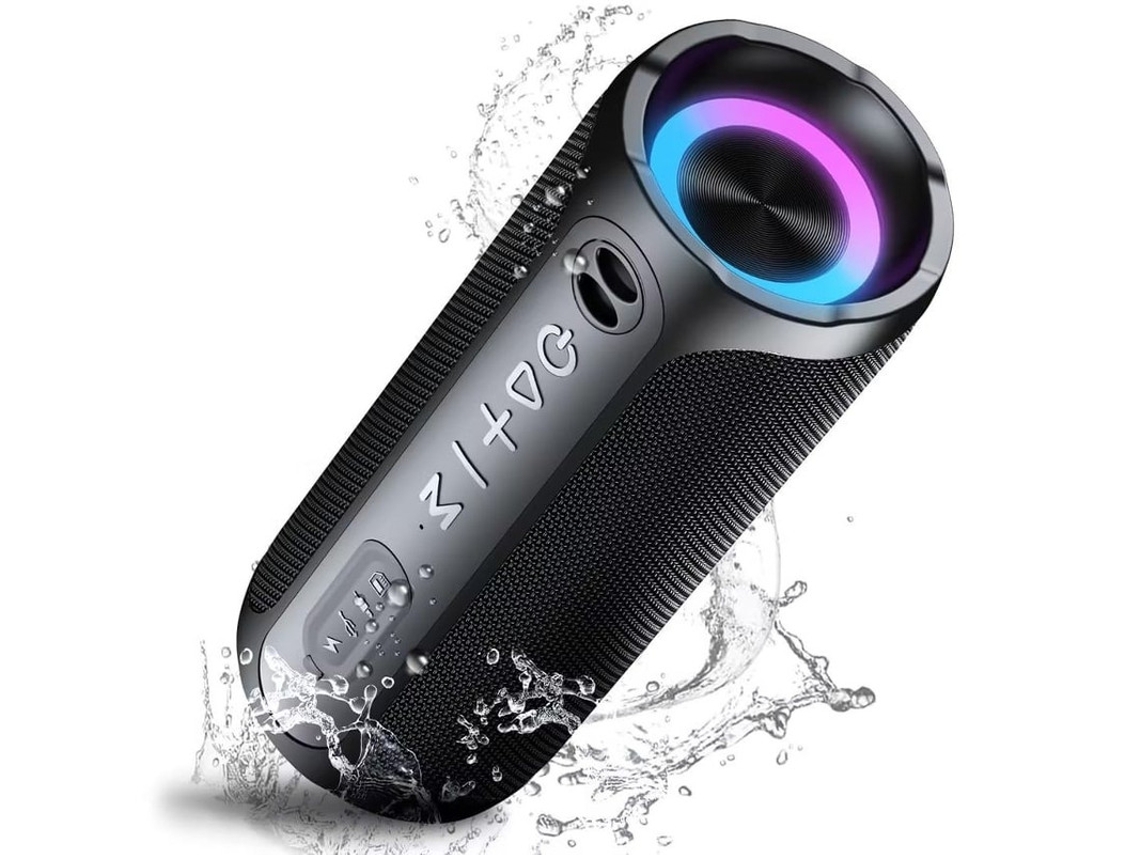Alto Falantes Bluetooth Portáteis Alto Falante À Prova Dágua Ipx7 Sem Fio Bluetooth Som Estéreo Alto De 20 W Tempo De Reprodução 24 Hora Yizhood