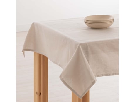 Toalha de Mesa BELUM impermeável resistente a manchas Linho 100% Light Grey (200x150 cm)