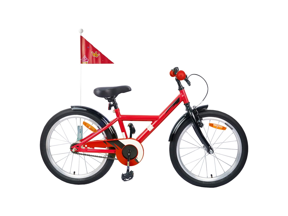 Bicicleta Infantil Vidaxl Vermelho Aço (137 X 54 X 79 Cm)
