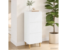 Vidaxl Gabinete De Gavetas Branco 33 X 34,5 X 90 Cm