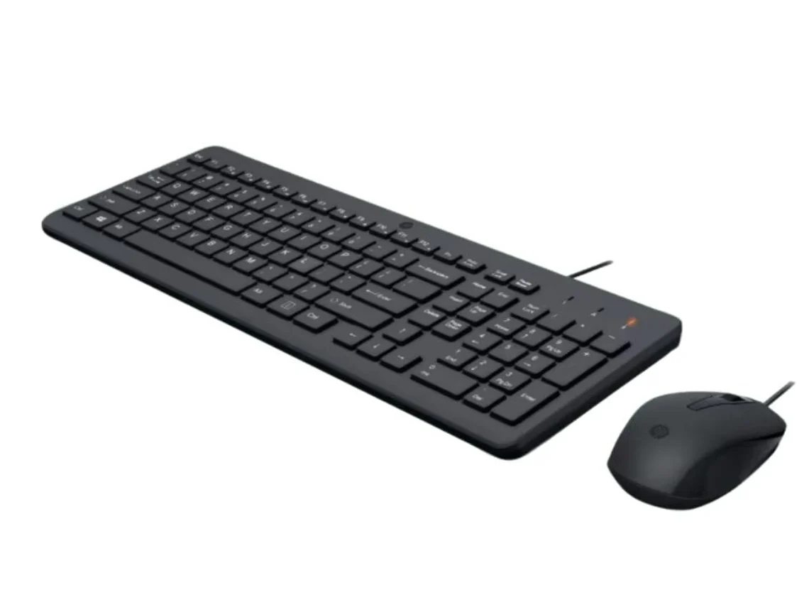 Rato e Teclado HP 150 USB (Português - Preto)
