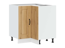 Kitchen Corner Base Cabinet, Kitchen Corner Base Cabinets Vidaxl Marrom Madeira Processada (n/a)