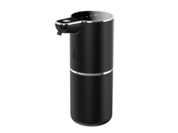 Dispensador De Sabonete Automático Sem Toque, 350ml, Preto, Ipx5 À Prova D'água, Recarregável, Montado Na Parede, Abs