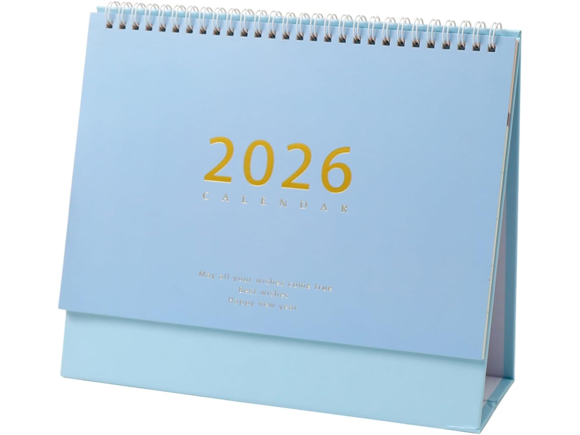 Calendário de Mesa para Doméstico 2026 Diário Família, Amigos, CHABERLU