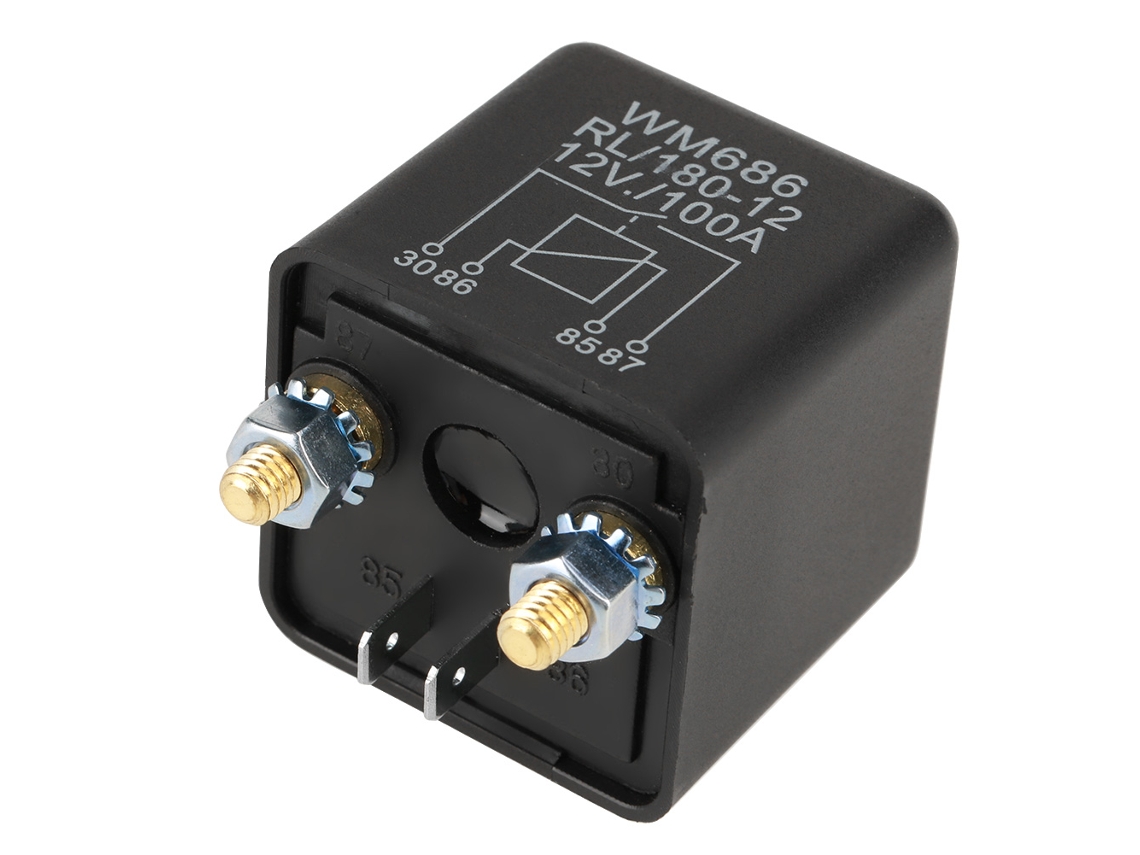 Relé de Partida para Carro 12v 100a YURU, Controle de Bateria