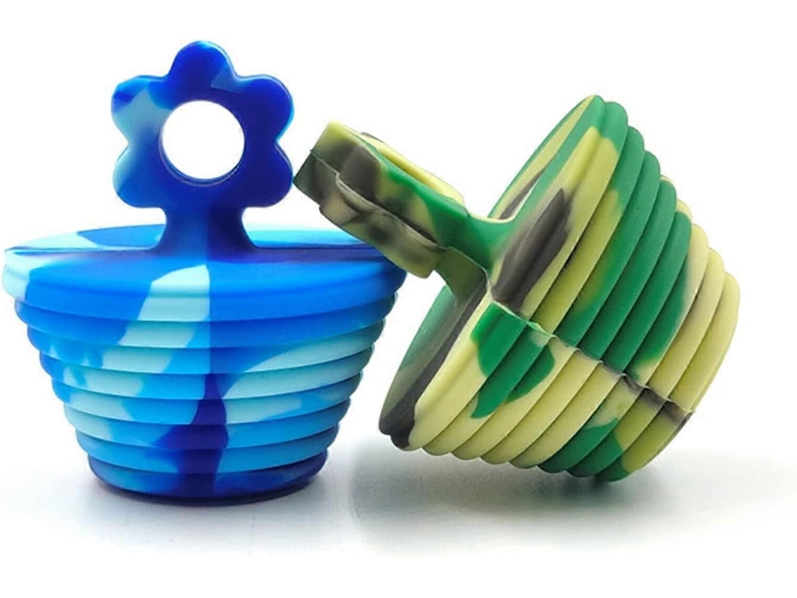 Tapón de Silicona para Drenaje de Bañera Y Lavabo, Pieza de Reemplazo Flexible Y Duradera para Baño, Cocina Y Lavandería Con Mango Floral