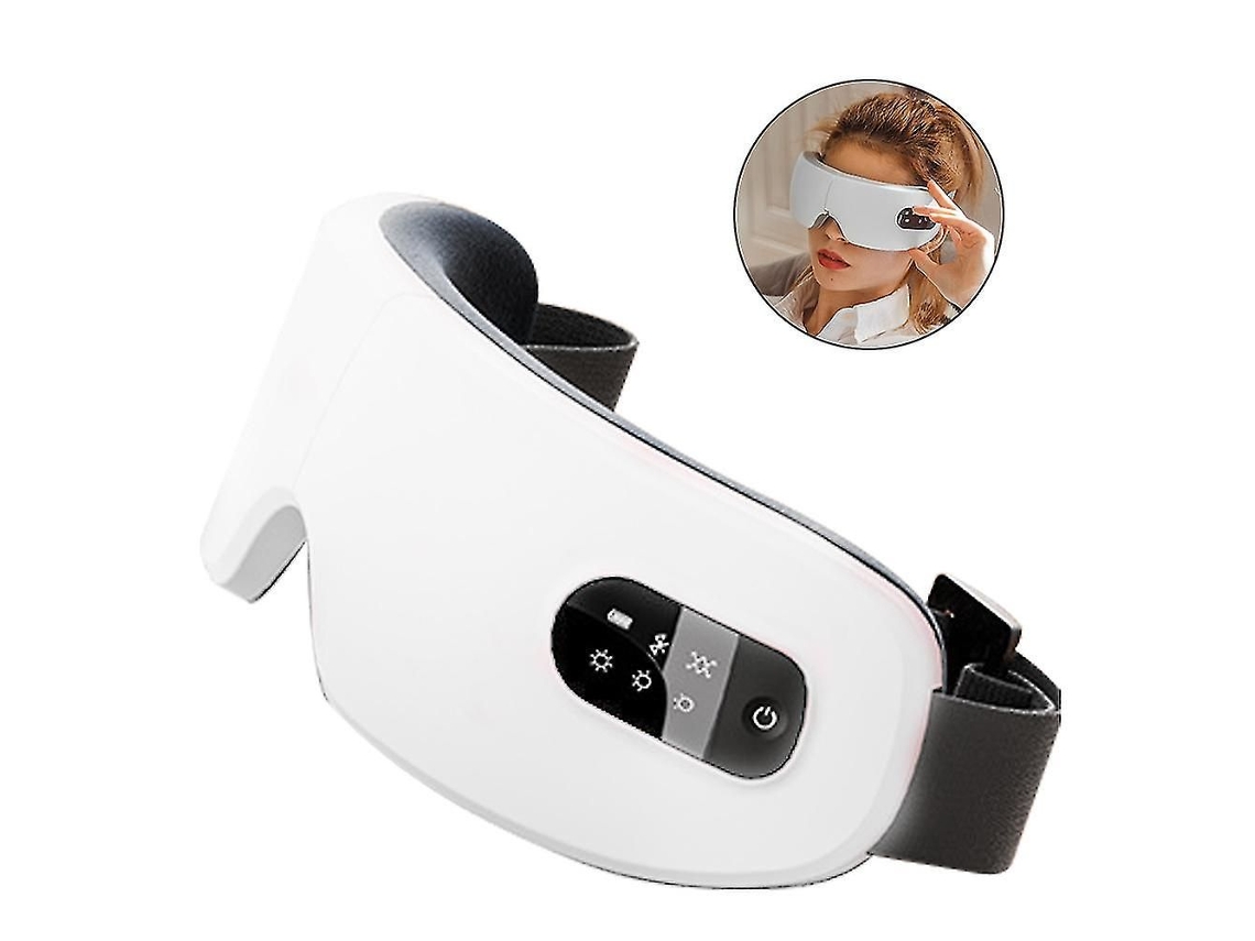 Máscara de Dormir com Aquecimento, Música Via Bluetooth e Massageador Ocular Recarregável AQUAFORGE