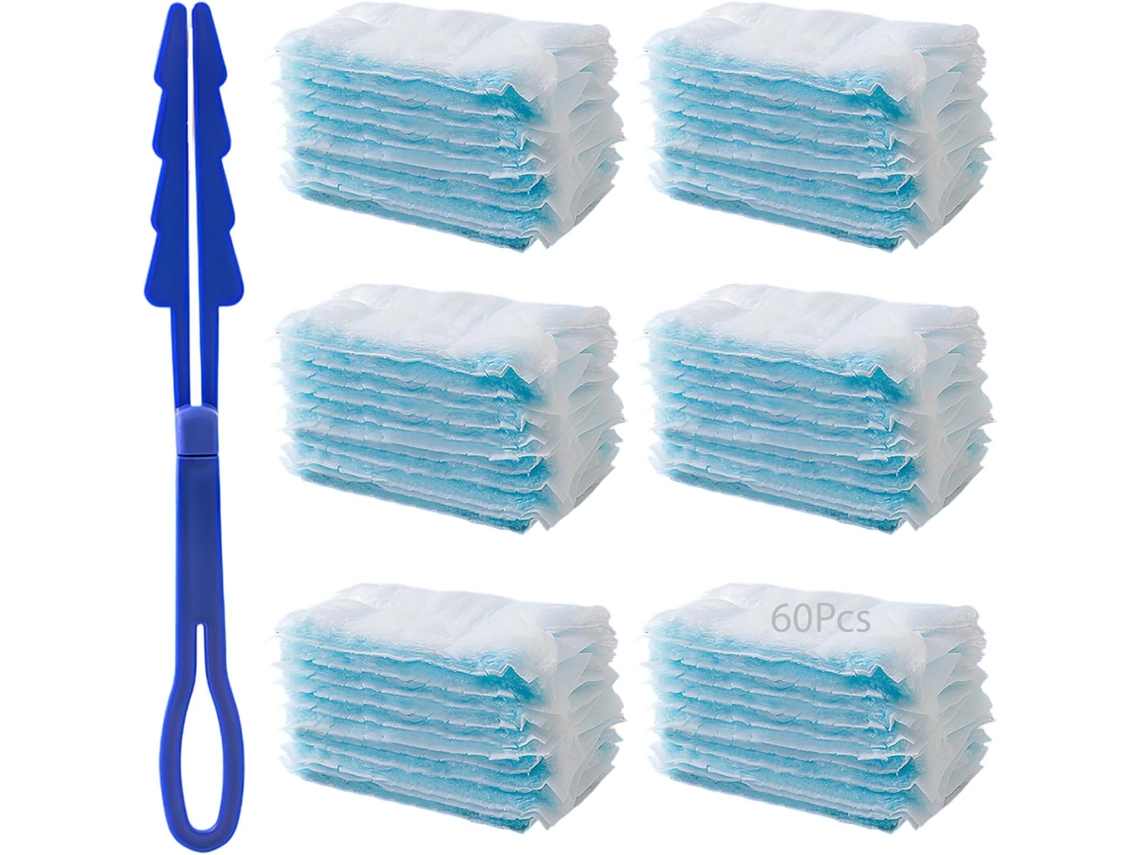 Refis Antiestáticos Descartáveis, Cabo De 90cm 35, 4 Polegadas, Adsorção Eletrostática, Poeira Para Casa E Carro, Azul