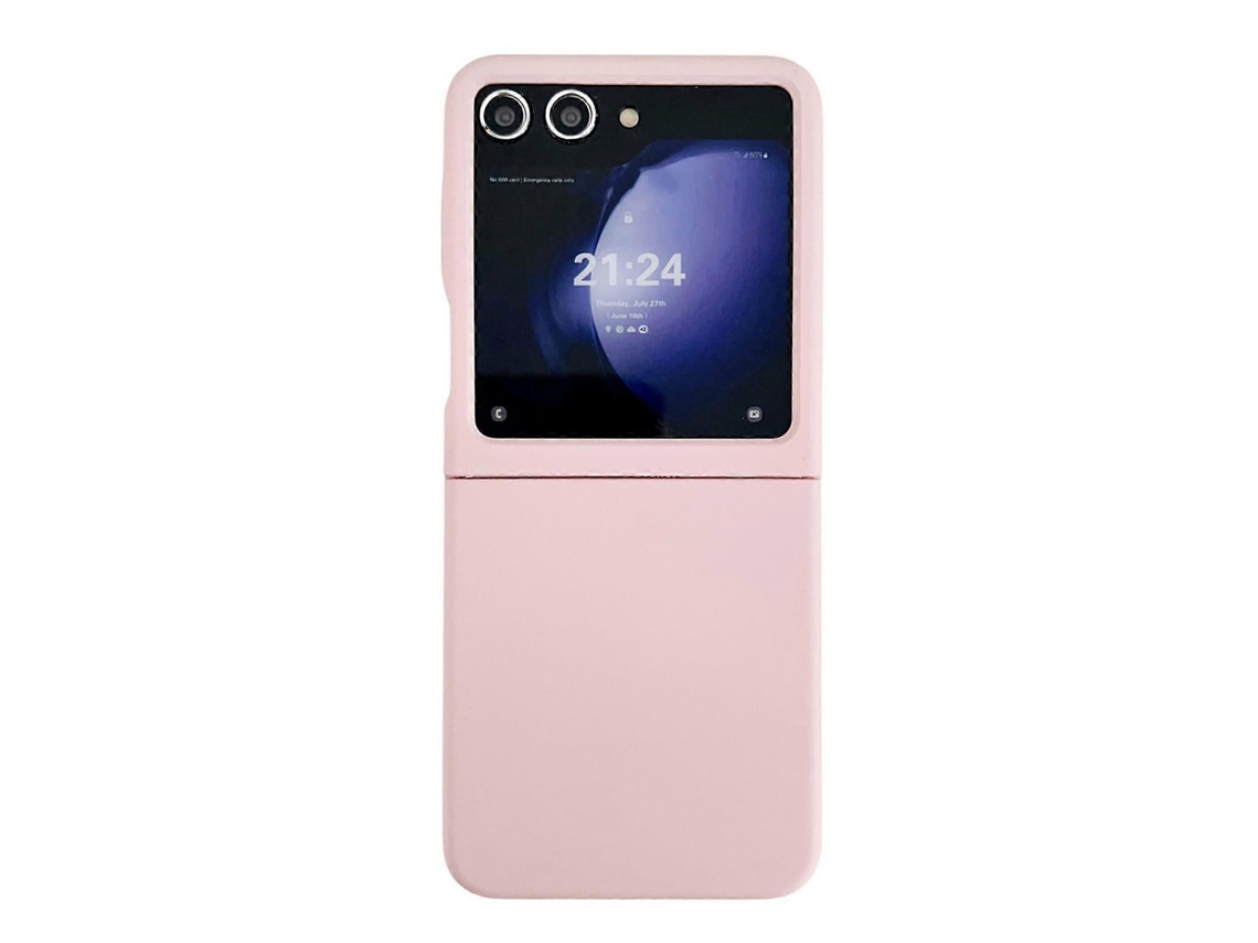 Capa De Celular Em Policarbonato Com Janela Grande E Toque Suave Para Samsung Galaxy Z Flip7 5g.