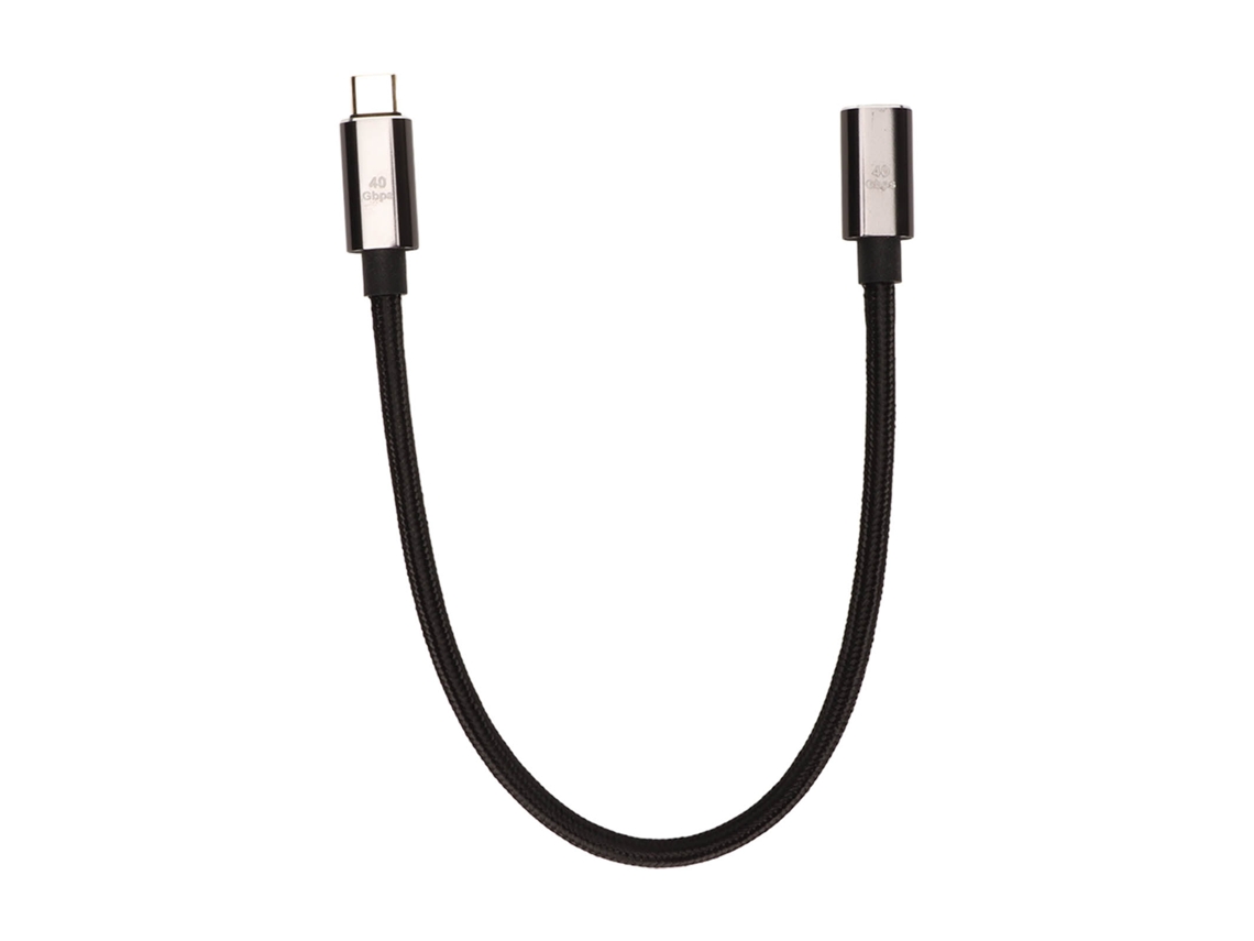 Aetheria cabo Usb C para Usb C Thunderbolt 4 Pd100w 40gbps 8k 60hz 30cm Náilon Durável