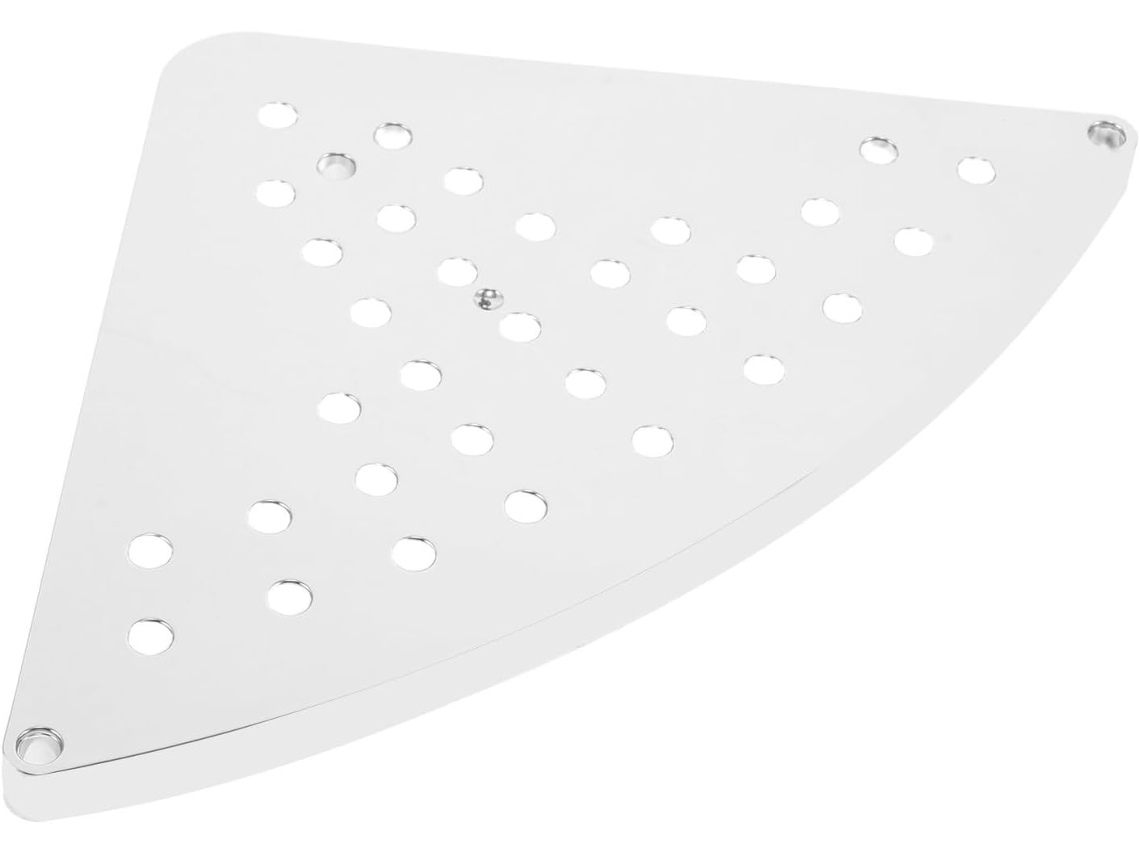 Organizador De Canto Com Ventosa Vosarea, Prateleira Triangular Flutuante Em Abs Para Banheiro, Suporte De Armazenamento