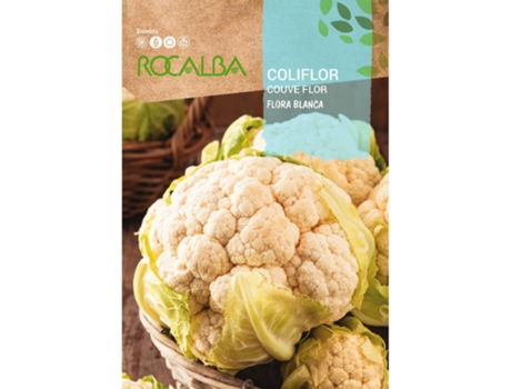 ROCALBA Coliflor Flora Blanca 3G Pack 5 Sobres