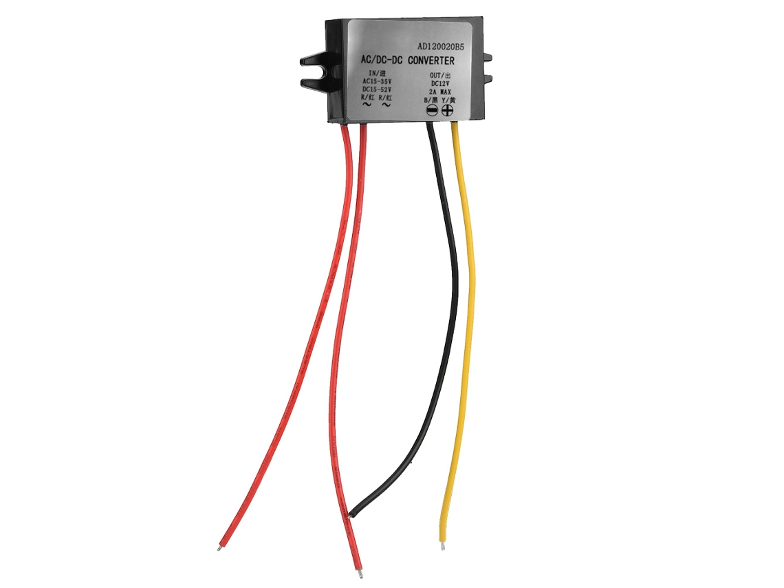 Laxiscreed Conversor De Voltagem 24v Ac Para 12v Dc Com Regulação De Energia
