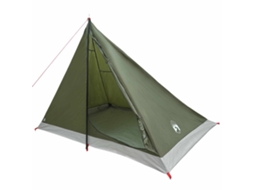 Conjunto 1 Barraca De Camping Vidaxl Verde-azeitona Poliéster (4 Pessoas)