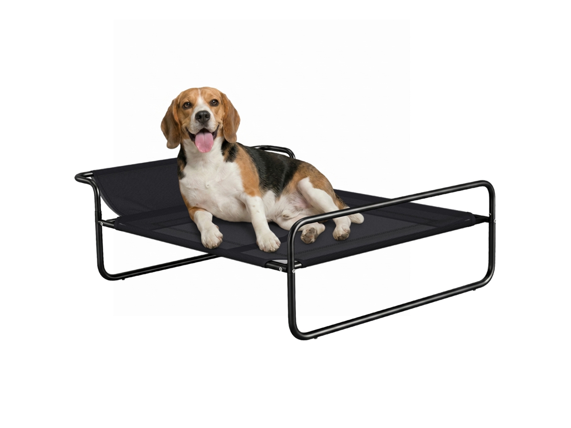 Cama Elevada para Cães com Apoio de Cabeça CHEZMOI (91x69x29 cm)