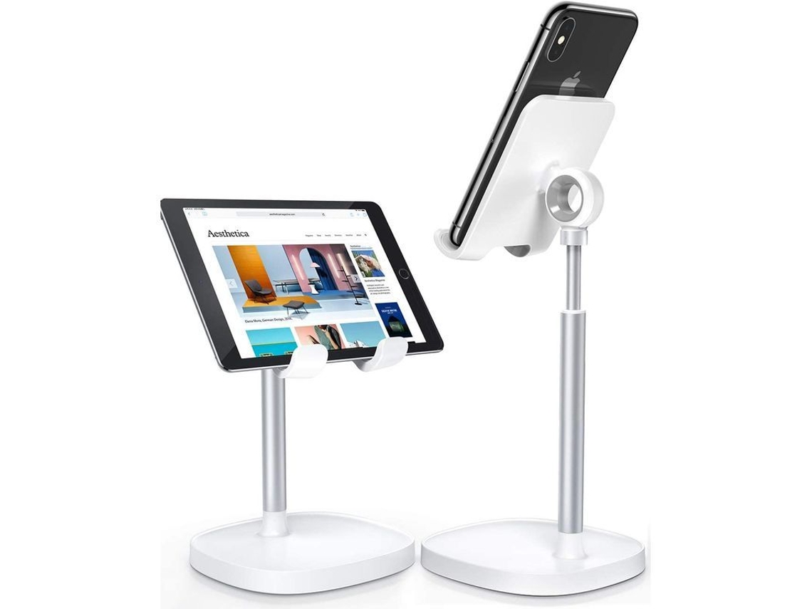 Suporte para Celular Ajustável para Mesa, Compatível com Capa Grossa, Suporta Iphone e Dispositivos de 4 10 Polegadas