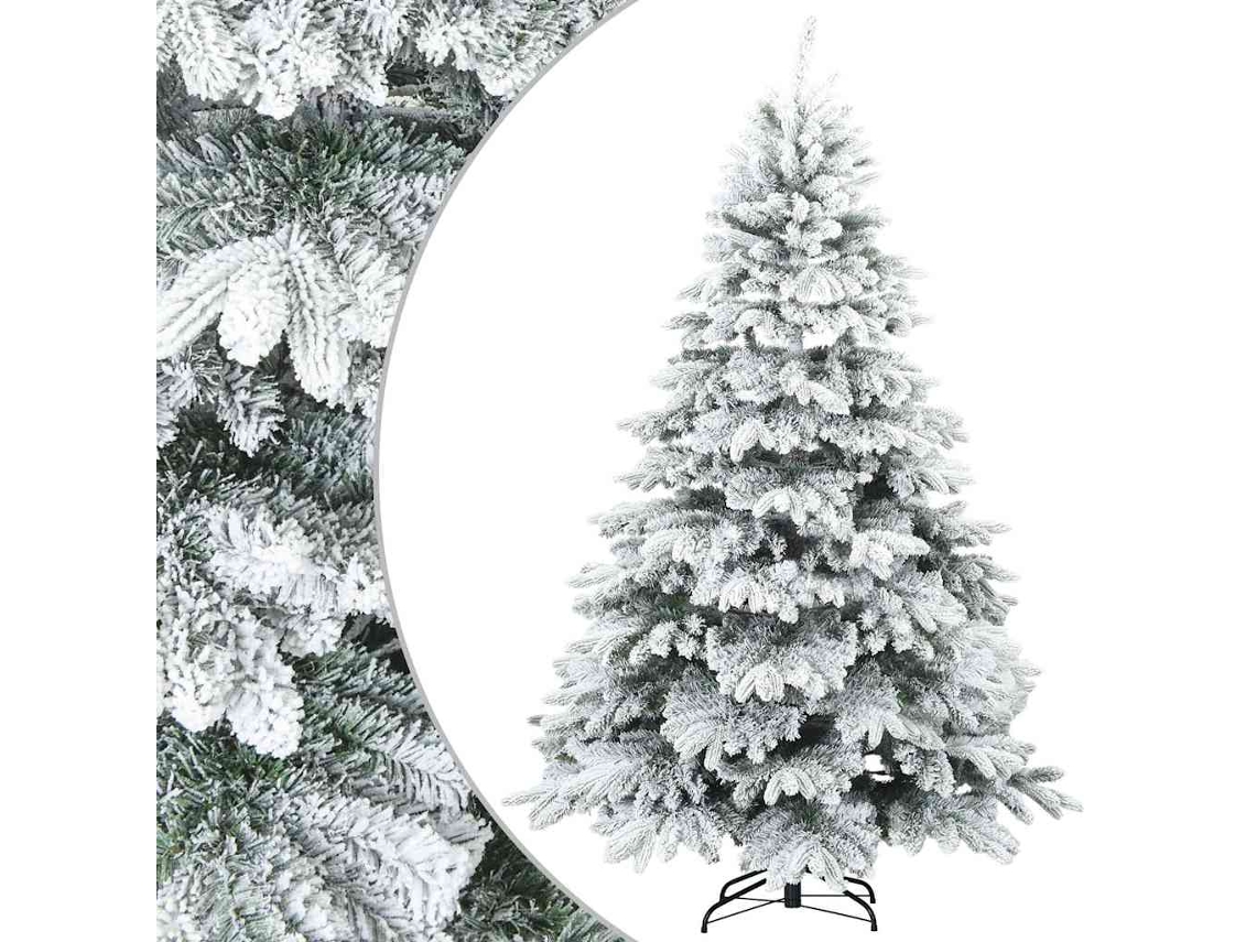 Conjunto 1 Decoração De Natal Vidaxl Branco Pvc (180 Cm)