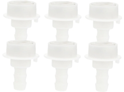 Conjunto De 6 Adaptadores Para Conectores De Máquina De Lavar Roupa, Conectores Para Torneiras Com V Gokoco
