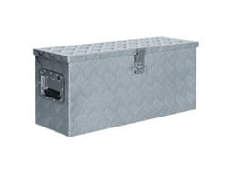 Conjunto 1 Toolbox, Toolboxes Vidaxl Prateado Alumínio (76.5 X 26.5 X 33 Cm)
