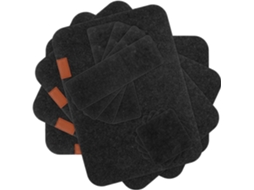 Conjunto De 12 Peças De Jogos Americanos De Feltro 4 Jogos Americanos, 4 Porta Copos E 4 Sacos Para Talheres. Resistentes Ao Calor Gokoco