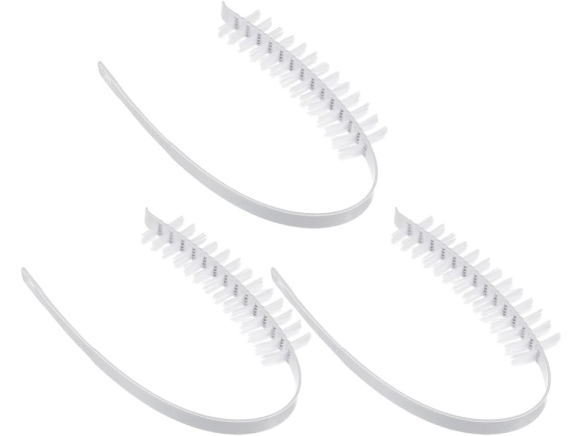Conjunto De 3 Escovas Limpeza Besportble Com Cabo Longo Em Abs Para Máquinas Lavar E Secar Roupa, Ideais Para Uma