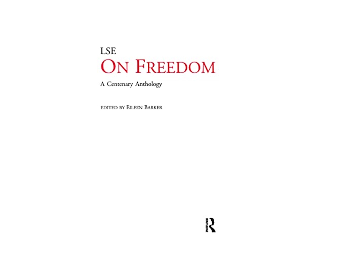 Livro On Freedom de Eileen Barker (Inglês)
