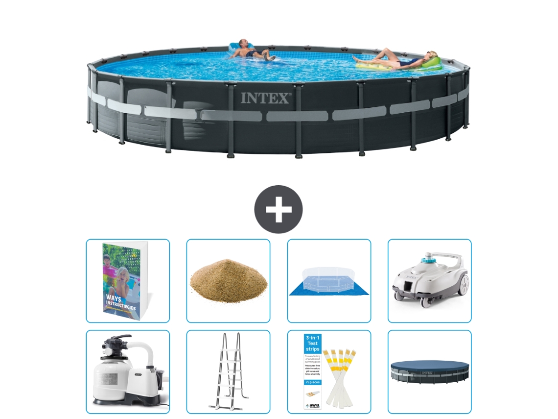 Intex Piscina Ultra Xtr Redonda - 732x132 Cm - 9-peças S611