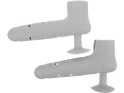 Gadpiparty Conjunto De 8-protetores Maçaneta Porta Em Silicone Com Ventosa Capas Elásticas Anticolisão Para Puxadores