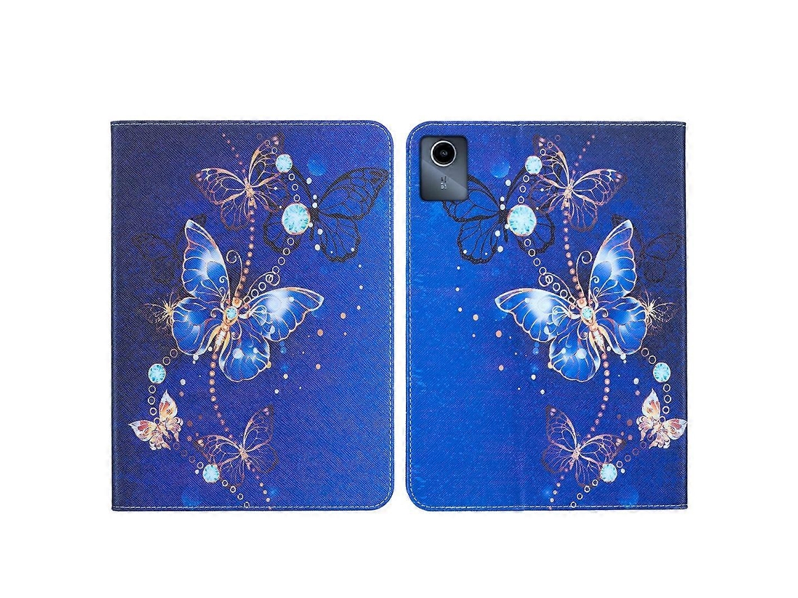Capa De Couro Com Desenho Colorido Para Tablet Lenovo Tab M11 / Xiaoxin Pad 11 2024