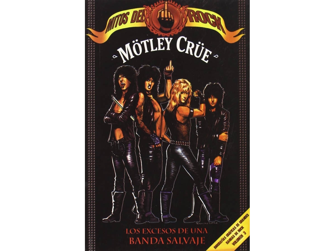 Livro Mitos Rock, 3 Montley Crue (Espanhol)