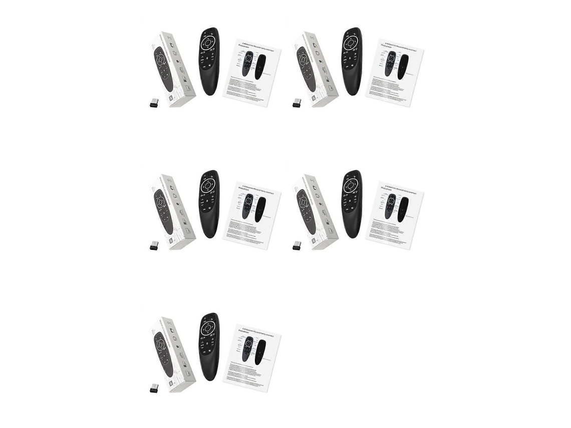 5x Controle Remoto G10s Pro Para Android Tv Box, Controle Remoto Por Voz, Mouse Sem Fio 2.4g, Giroscópio, Controle Remoto Ir, Retroiluminação L_glo