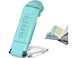 Marcador De Páginas Com Luz Genérica – Recarregável Via Usb, Design Com Clipe Para Fixação, 3 Modos De Cor, 5 Níveis De