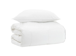 Vidaxl Conjunto De Edredom Com Travesseiro Branco 140 X 200 Cm