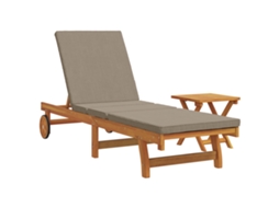 Conjunto 2 Móveis De Jardim Vidaxl Castanho Madeira De Acácia Maciça (63 X 199 X 85 Cm)