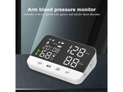 Monitor de Pressão Arterial Braço com Manguito, Aparelho Digital para Uso Doméstico, Visor Led, Aviso Voz, Apar Elho Automático a GOKOCO